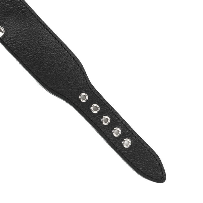 Rimba - Collar met Kettingen - Zwart & Zilver-Erotiekvoordeel.nl