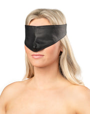 Rimba - Lederen Blinddoek - Zwart-laced-up.nl