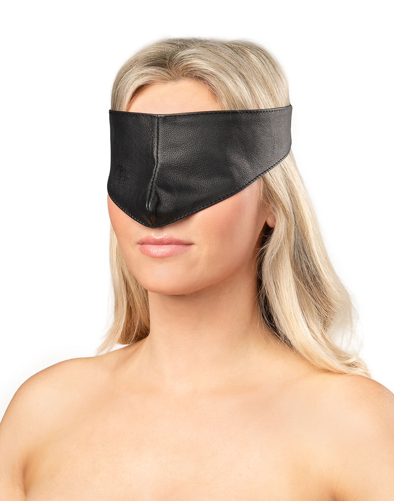 Rimba - Lederen Blinddoek - Zwart-laced-up.nl