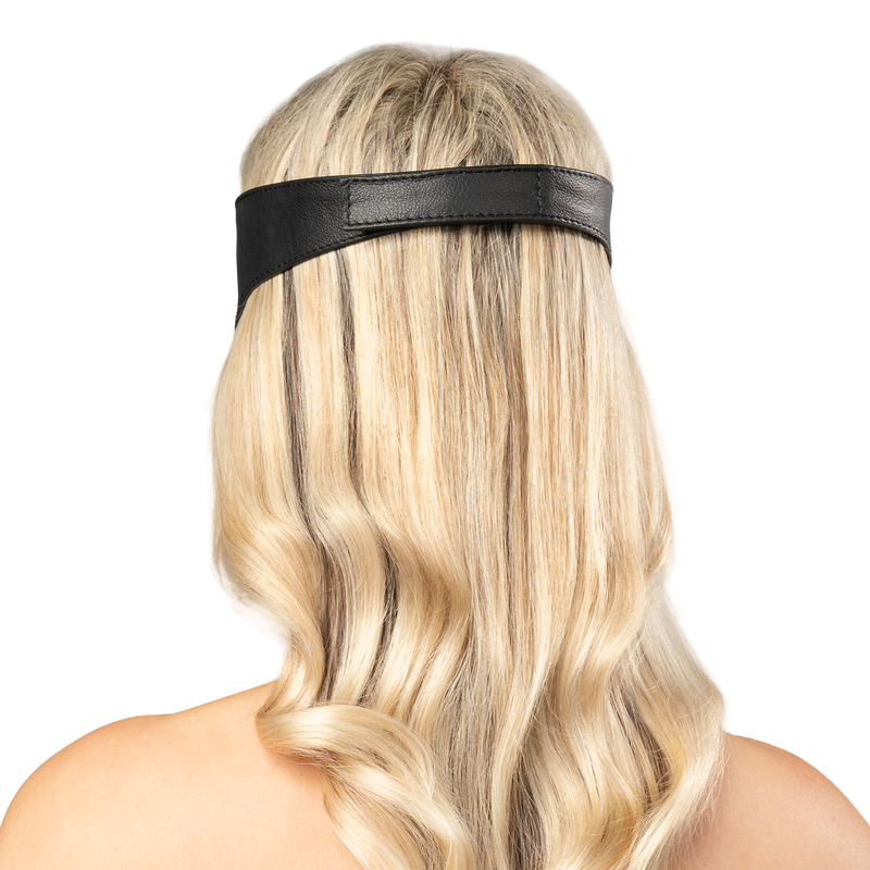 Rimba - Lederen Blinddoek - Zwart-laced-up.nl