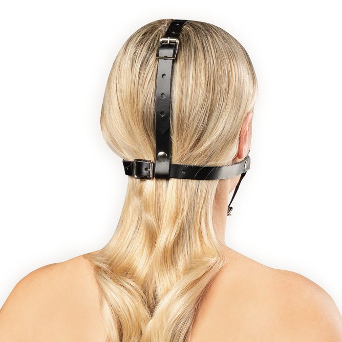 Rimba - Lederen Hoofdharnas - Zwart-Erotiekvoordeel.nl