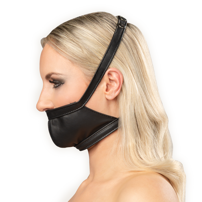 Rimba - Lederen Muilkorf - Zwart-Erotiekvoordeel.nl