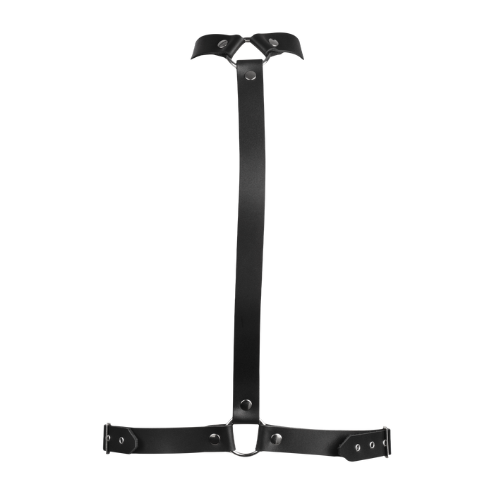 Rimba - Lederen Bondageharnas - Zwart-laced-up.nl