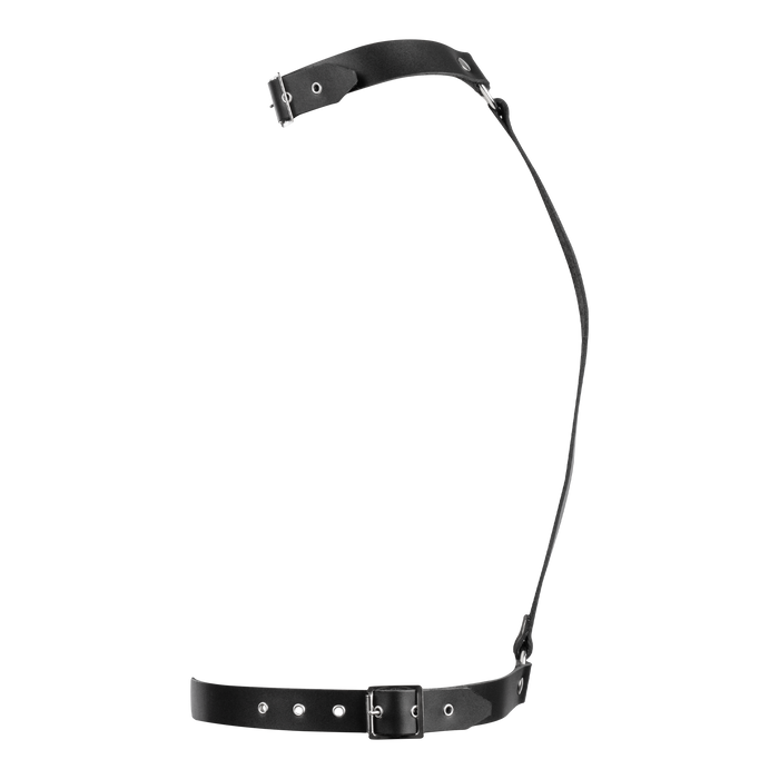 Rimba - Lederen Bondageharnas - Zwart-laced-up.nl