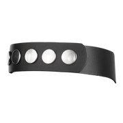 Rimba - Lederen Dames Borstharnas met Halsband - Zwart-Erotiekvoordeel.nl