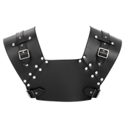 Rimba - Lederen Gladiator Borstharnas - Zwart-laced-up.nl