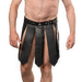 Rimba - Lederen Gladiator Herenrok - Zwart-Erotiekvoordeel.nl