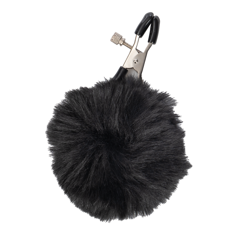 Rimba - Tepelklemmen met Pompons - Zwart-laced-up.nl