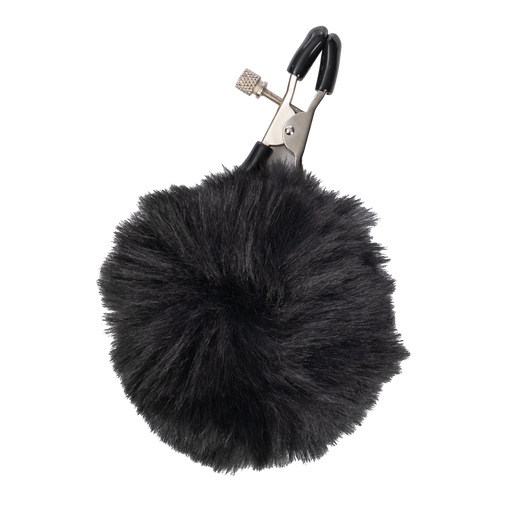 Rimba - Tepelklemmen met Pompons - Zwart-Erotiekvoordeel.nl