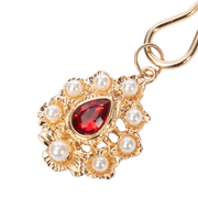 Rimba - Tepelklemmen met Strass Hanger - Goud-laced-up.nl