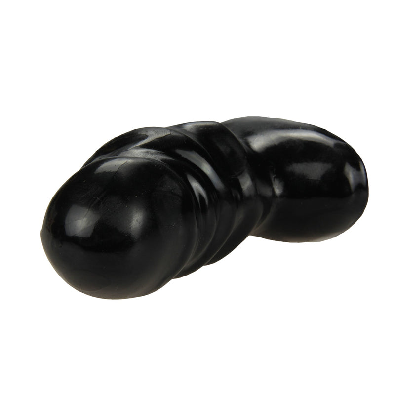 Being Fetish – TPR Dildo - 10,2 cm - Zwart-laced-up.nl
