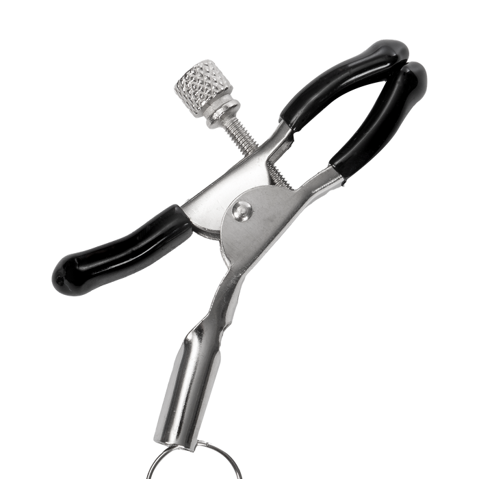 Rimba - Tepelklemmen met Zwarte Veertjes en Gouden Hangertjes - Zwart/Goud-Erotiekvoordeel.nl