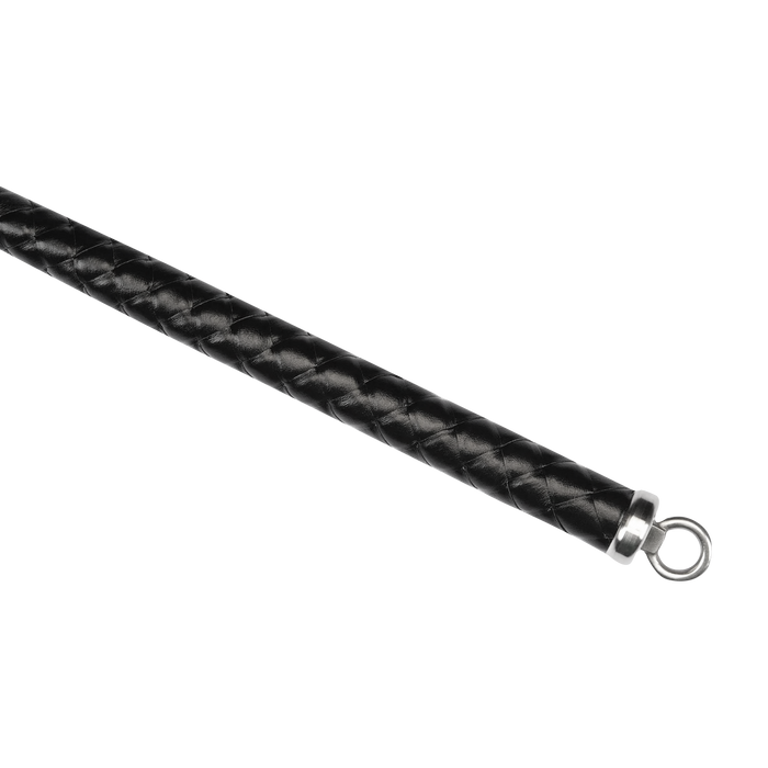 RISE - BDSM Whip - Feather Hard Single Tail - Black/Purple