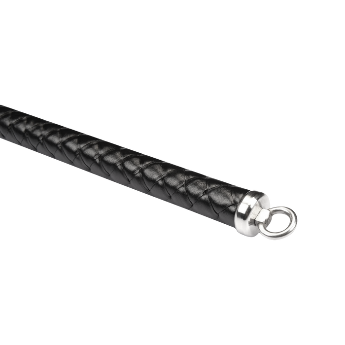 RISE - BDSM Whip - Feather Hard Single Tail - Black/Purple