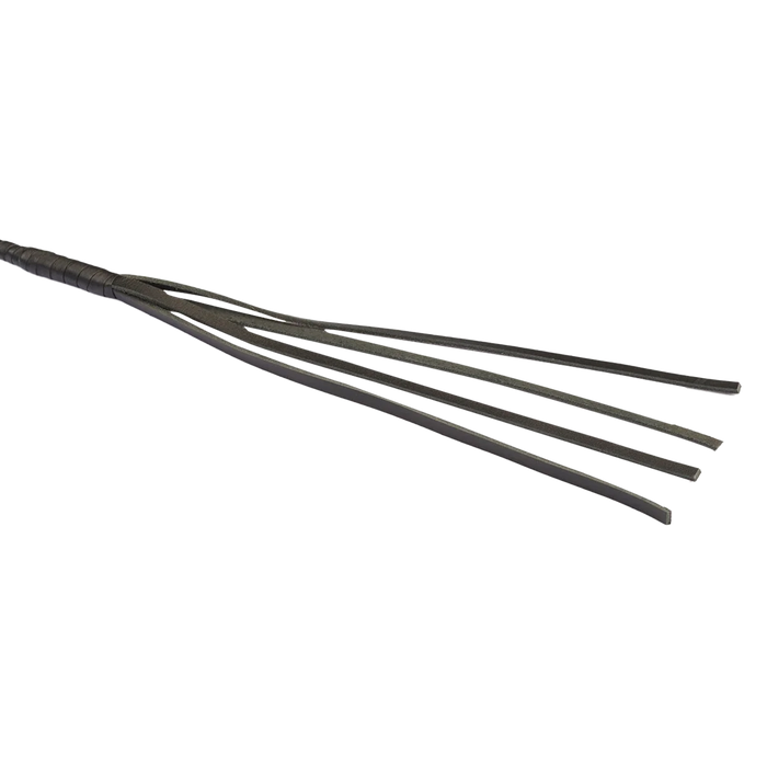 RISE - BDSM Whip - Feather Hard Single Tail - Black/Purple