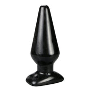Being Fetish - Klassieke Anaalplug - PVC - Zwart - Diameter 60 mm-laced-up.nl