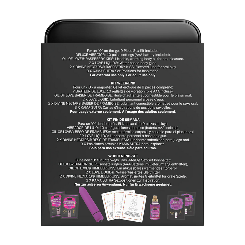 Kamasutra - Weekender Kit - Raspberry Kiss-laced-up.nl