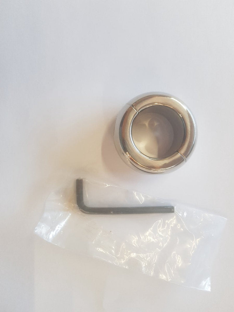 Kiotos - Ovalen Ball Stretcher RVS 30 mm Breed - 410 gram-Erotiekvoordeel.nl
