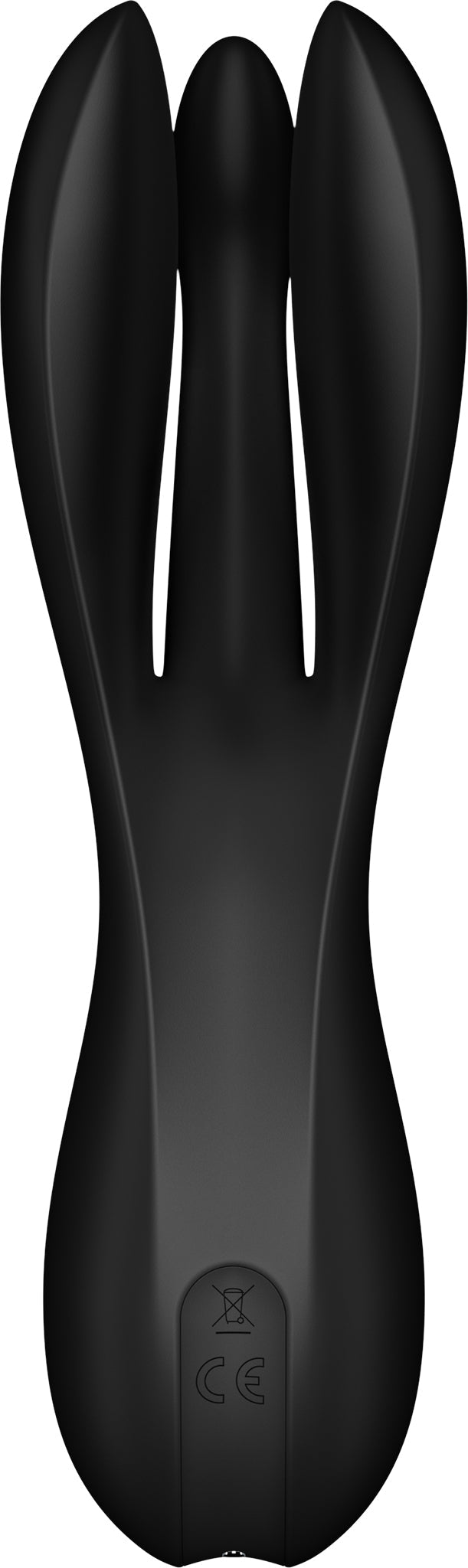 Satisfyer - Threesome 2 - Multifunctionele Vibrator Met 3 Voelsprieten - Zwart-laced-up.nl