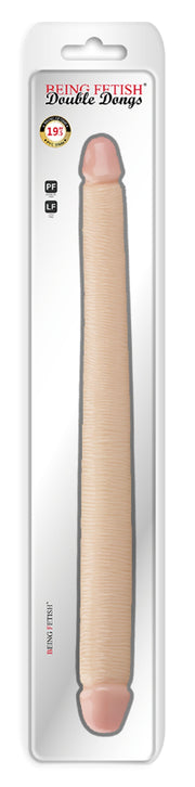 Being Fetish - PVC Incredible Double Ended Dildo 19.1" flesh-laced-up.nl