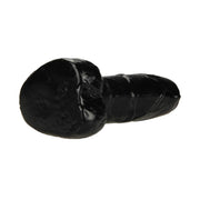 Being Fetish - TPR Dildo met Onbesneden Eikel - 15 cm - Zwart-laced-up.nl