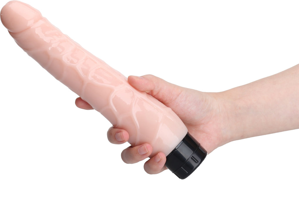 Being Fetish - Vibrating dildo 9.8" flesh-laced-up.nl