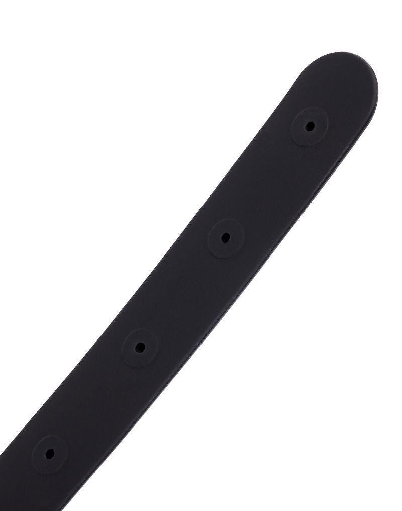 Rimba - Halsband - Collar Met Tekst - WHORE - Siliconen - Zwart-laced-up.nl