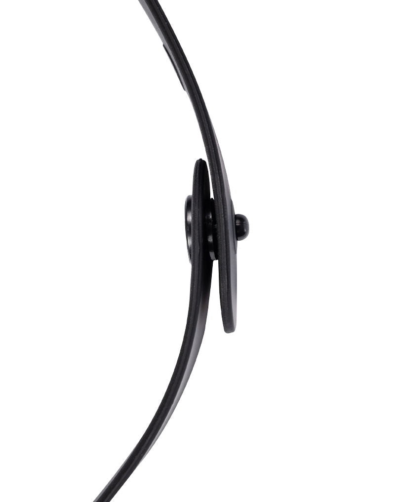 Rimba - Halsband - Collar Met Tekst - FUCK ME - Siliconen - Zwart-laced-up.nl