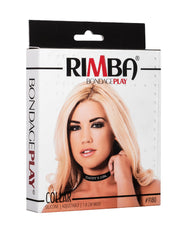 Rimba - Halsband - Collar Met Tekst - DADDY'S GIRL - Siliconen - Zwart-laced-up.nl