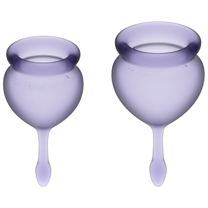 Satisfyer - Feel Good Menstrual Cups Lilla-Erotiekvoordeel.nl