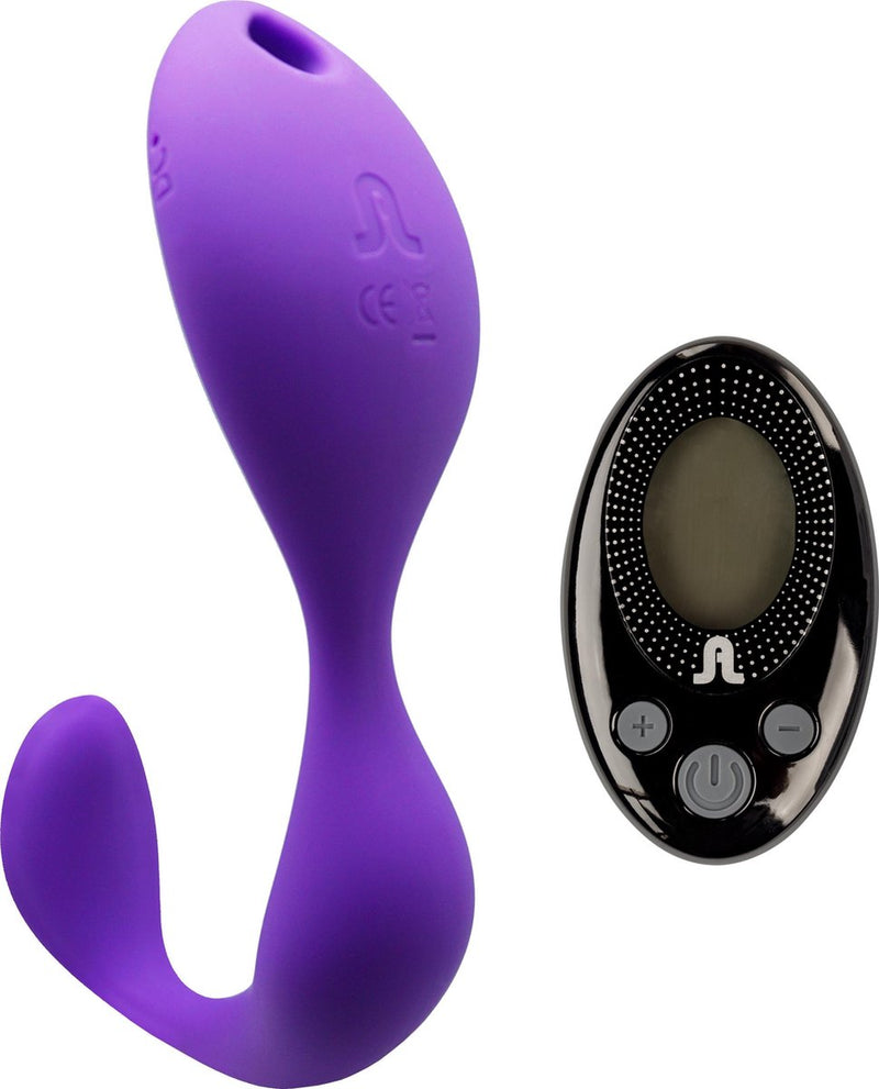 Adrien Lastic – Mr. Hook - Clitoris en G-spot Vibrator met Afstandsbediening – Paars-laced-up.nl