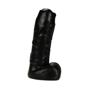 Being Fetish - TPR Dildo met Onbesneden Eikel - 15 cm - Zwart-laced-up.nl
