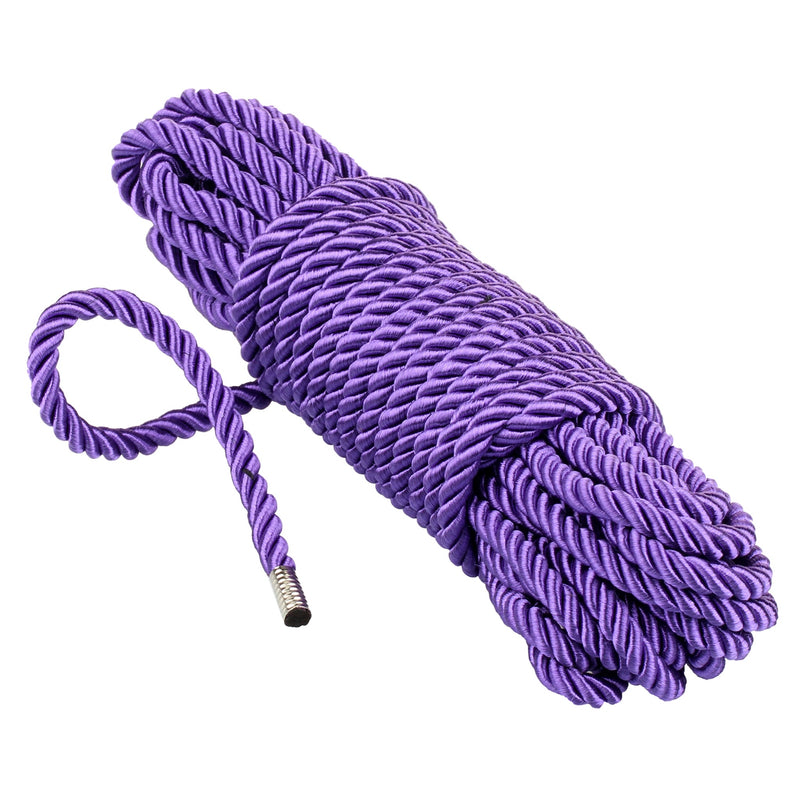 Being Fetish - Magic Touch Deluxe Silky Bondagetouw - 10 meter - Paars-laced-up.nl