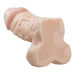 Being Fetish - PVC Dildo 24,5 cm – Lichte huidskleur-Erotiekvoordeel.nl
