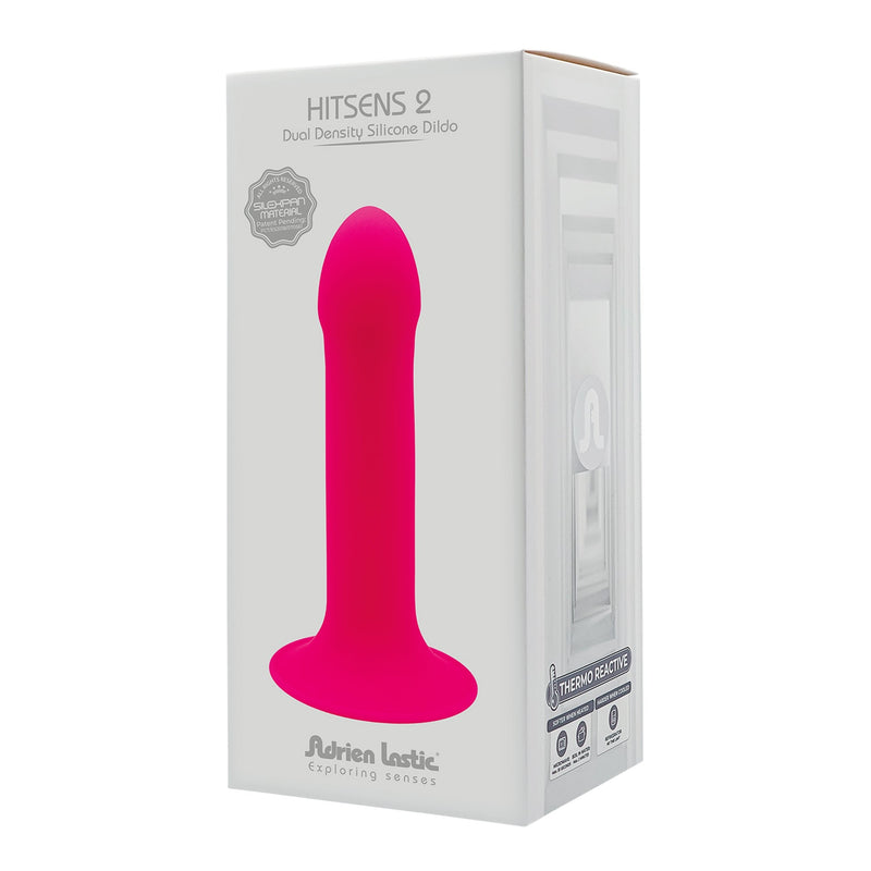 Adrien Lastic - Hitsens 2 - Dildo met Zuignap - Roze-Erotiekvoordeel.nl