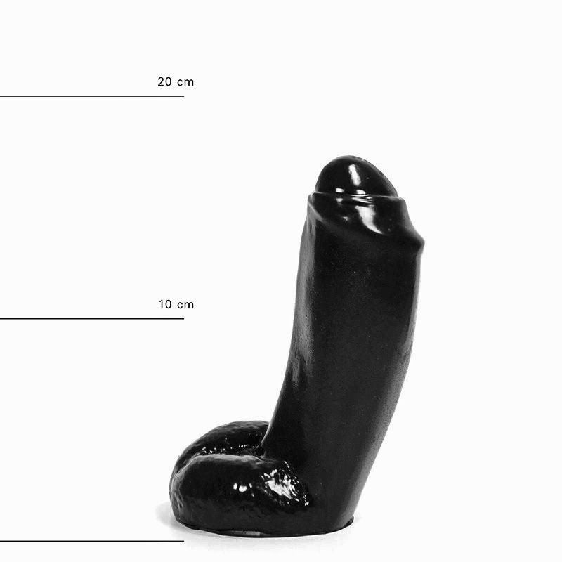 All Black - Anaal Dildo - 18 x 5.5 cm - Zwart-Laced-up.nl
