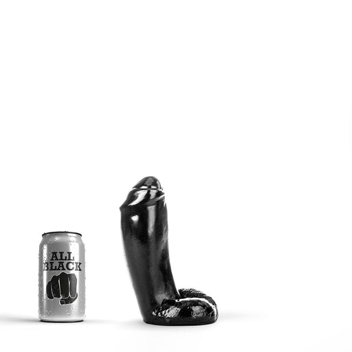 All Black - Anaal Dildo - 18 x 5.5 cm - Zwart-Laced-up.nl