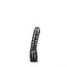 All Black - Licht Gebogen Dildo - 20 x 4.5 cm - Zwart-Erotiekvoordeel.nl