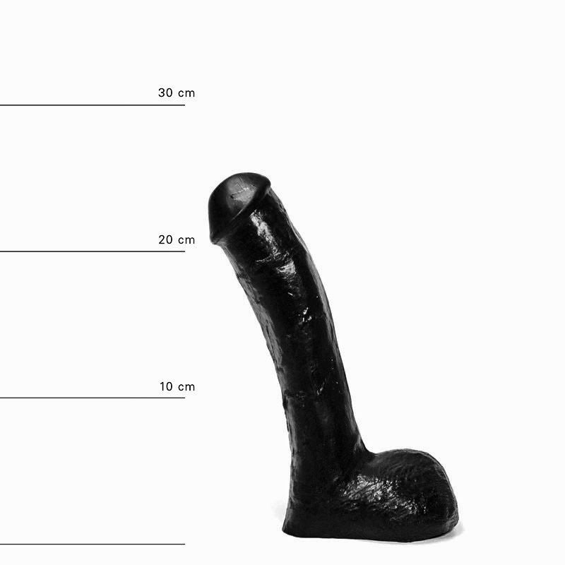 All Black - Anaal Dildo - 23 x 4.5 cm - Zwart-Laced-up.nl