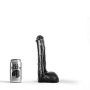 All Black - Anaal Dildo - 23 x 4.5 cm - Zwart-Laced-up.nl