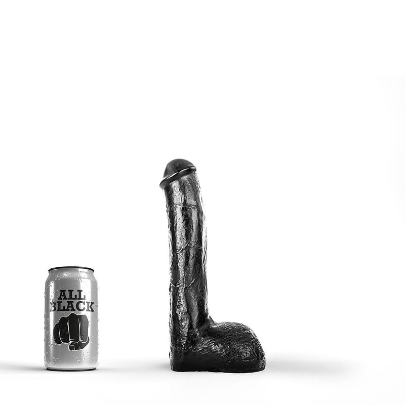 All Black - Anaal Dildo - 23 x 4.5 cm - Zwart-Laced-up.nl