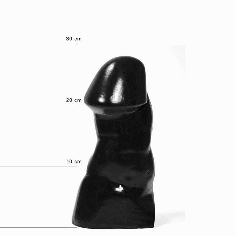 All Black - Anaal Dildo - 25 x 9.5 cm - Zwart-Laced-up.nl