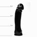 All Black - Dildo - 33 x 7 cm - Zwart-Erotiekvoordeel.nl