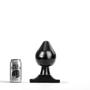 All Black - Big Boy Buttplug - 5 maten - Zwart-Erotiekvoordeel.nl