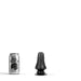 All Black - Buttplug - 12 x 7 cm - Zwart-Laced-up.nl