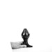 All Black - Buttplug - 16 x 8 cm - Zwart-Laced-up.nl