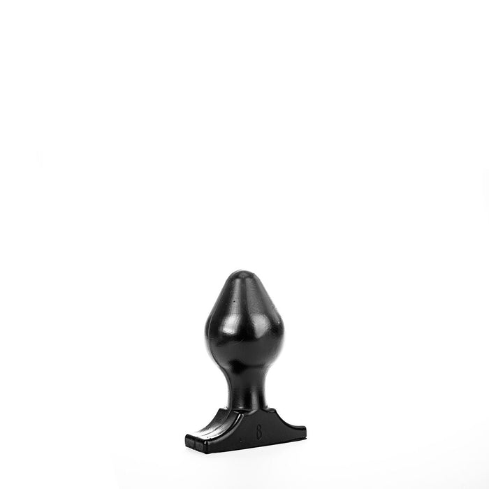 All Black - Buttplug - 16 x 8 cm - Zwart-Laced-up.nl
