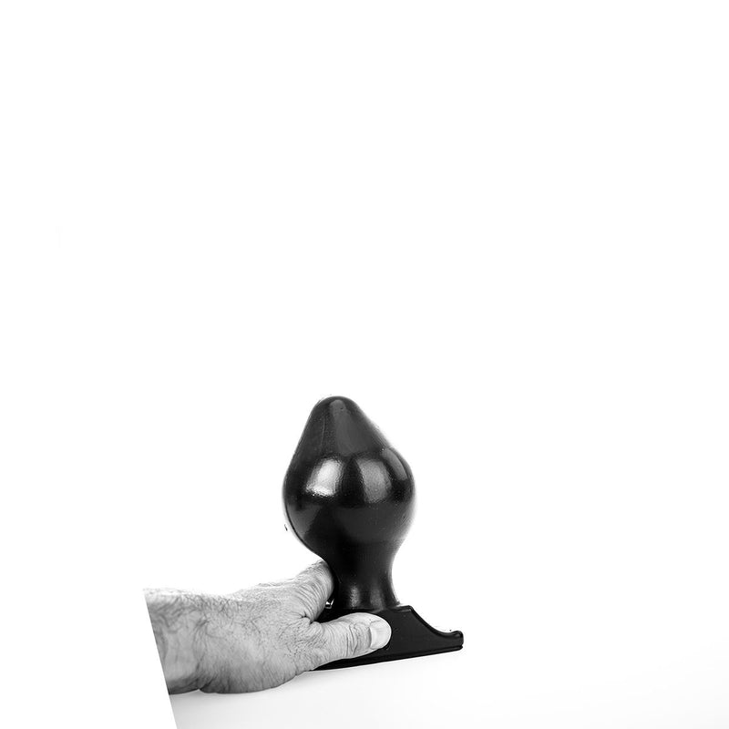 All Black Buttplug - Small/Medium/Large - PVC - Zwart-Erotiekvoordeel.nl