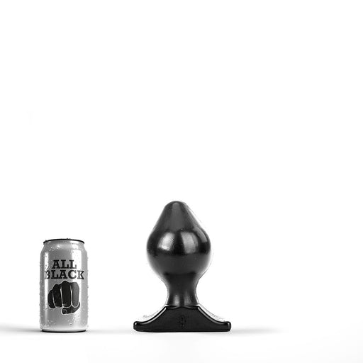 All Black - Buttplug - 17 x 9 cm - Zwart-Laced-up.nl