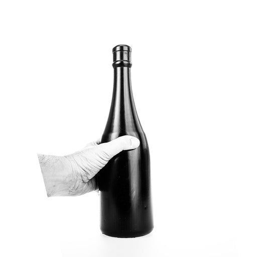 All Black - Buttplug - Champagne Bottle - PVC - Zwart-Erotiekvoordeel.nl